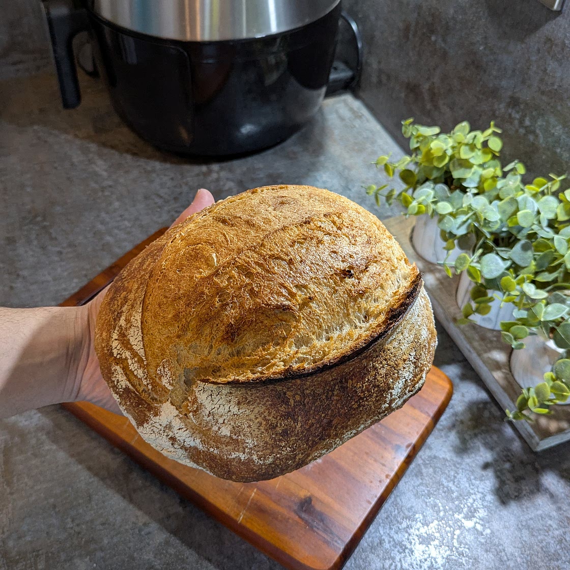 Sourdough Loaf 28% Swiss Dark flour, 69% hydration
