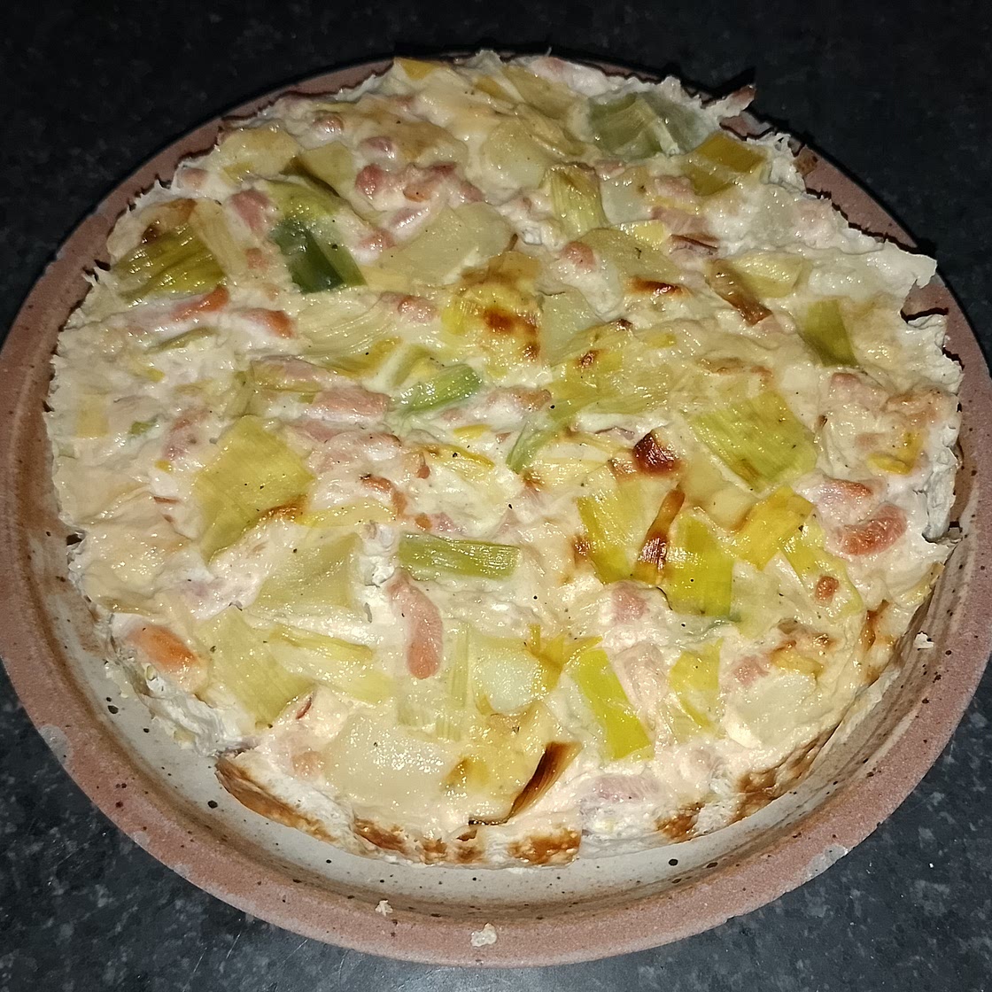 Quiche poireaux et pommes de terre