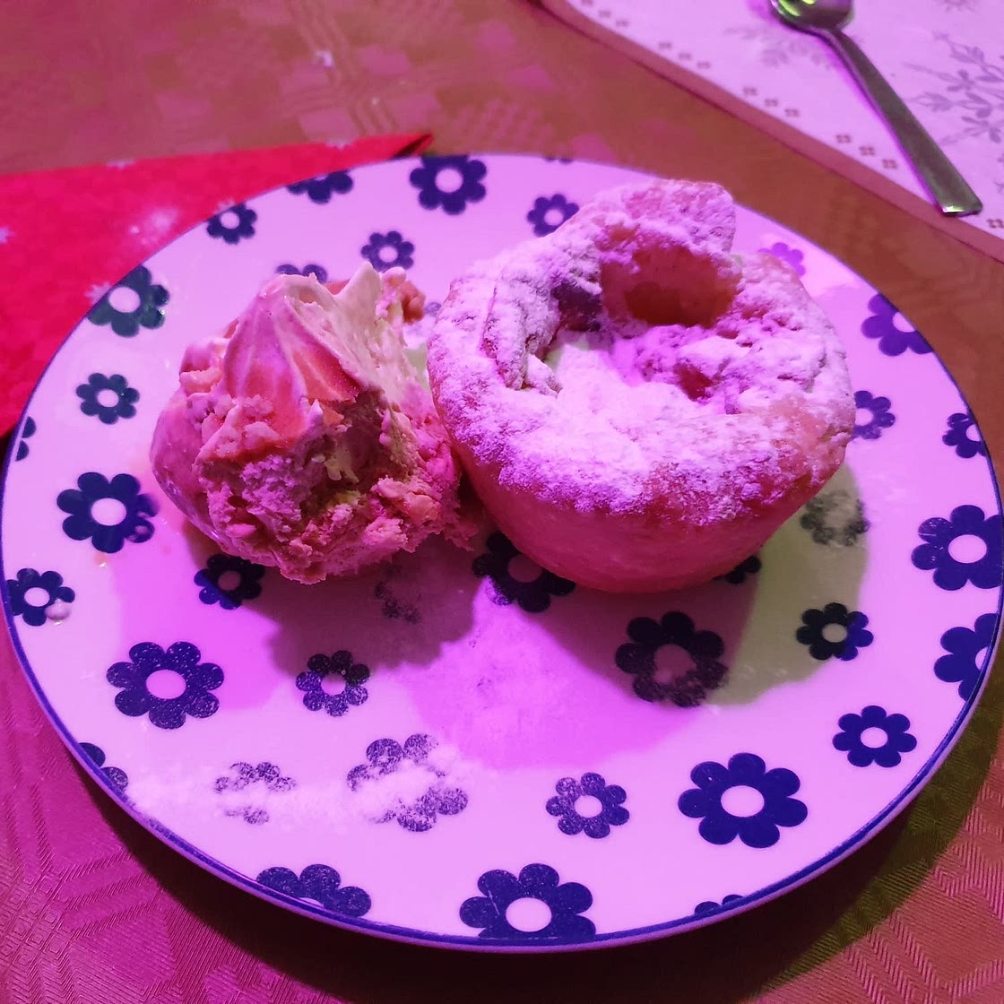 Custardtaartjes met abrikozen