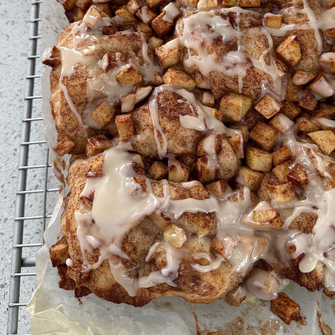 Tear & Share Apple Fritter Focaccia