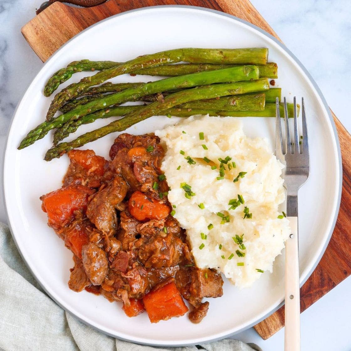 Slow Cooker Beef Bourguignon