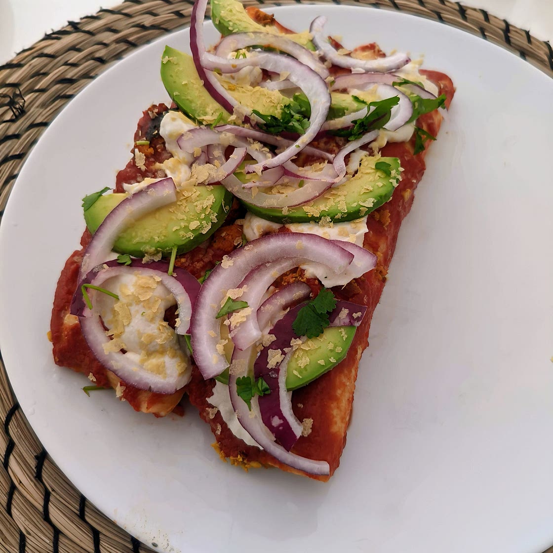 Enchiladas de Tofu Mexido