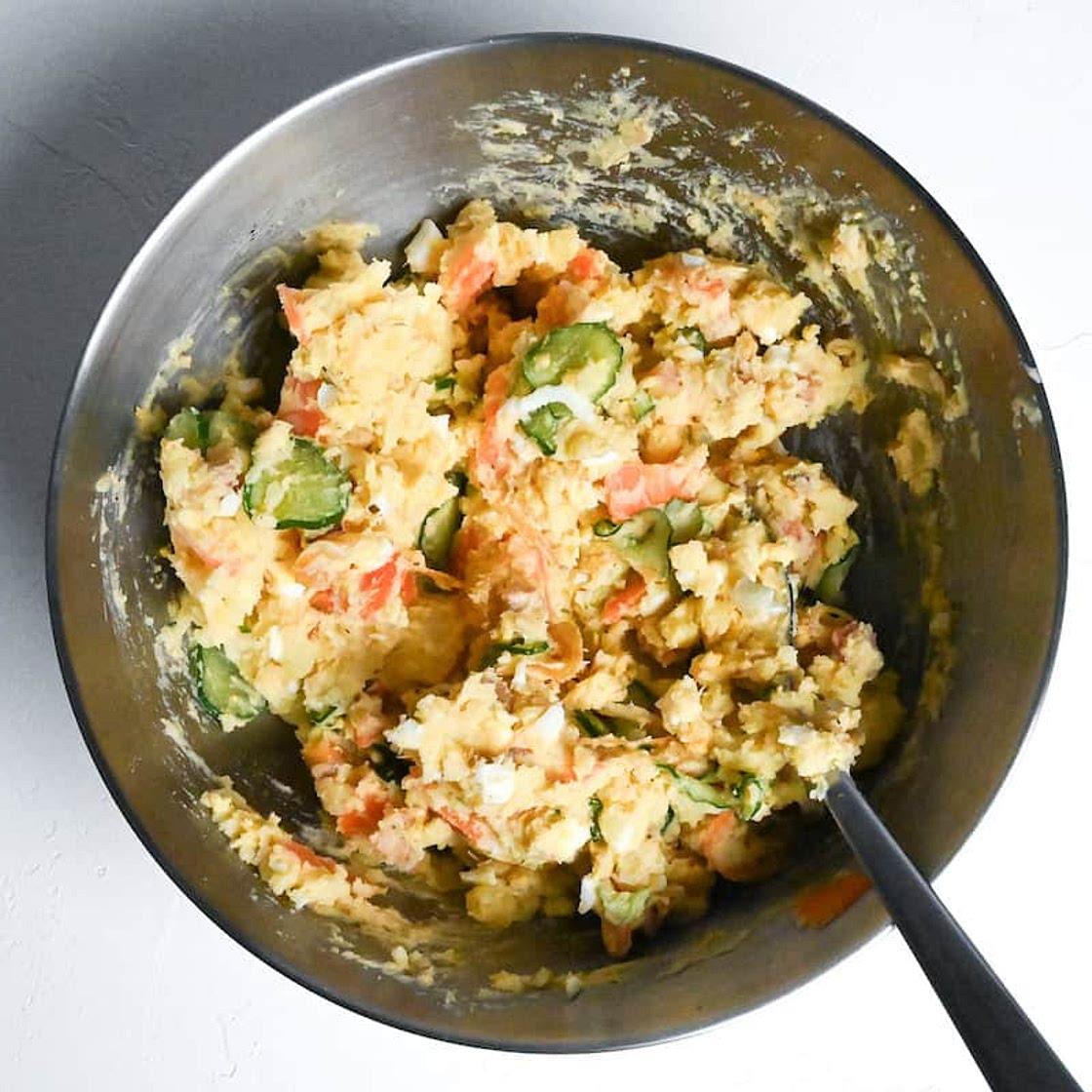 Addictive Japanese Potato Salad Recipe (Izakaya Style) 🥔 #izakaya