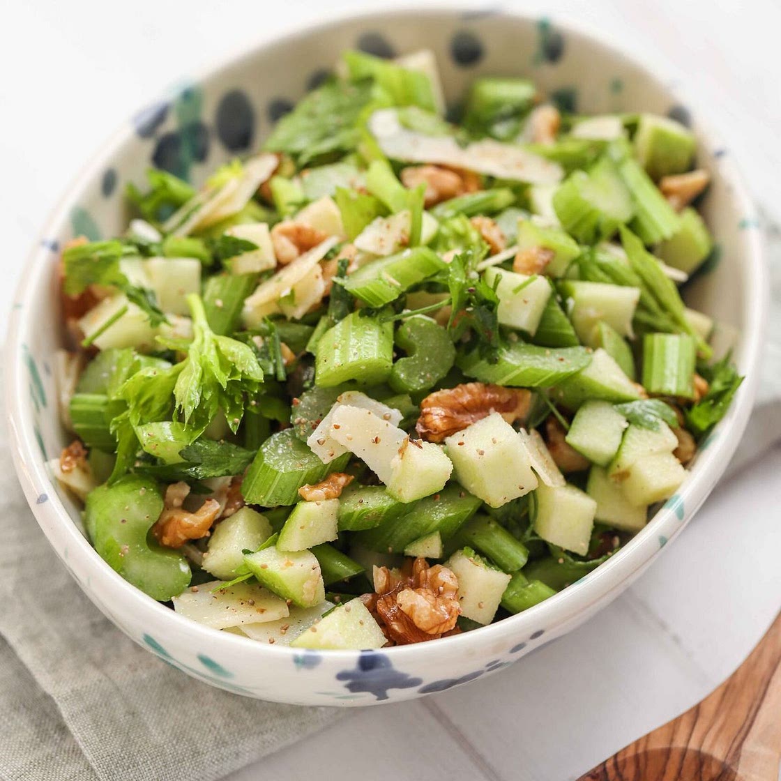 Anti-Inflammatory Celery, Apple and Walnut Salad