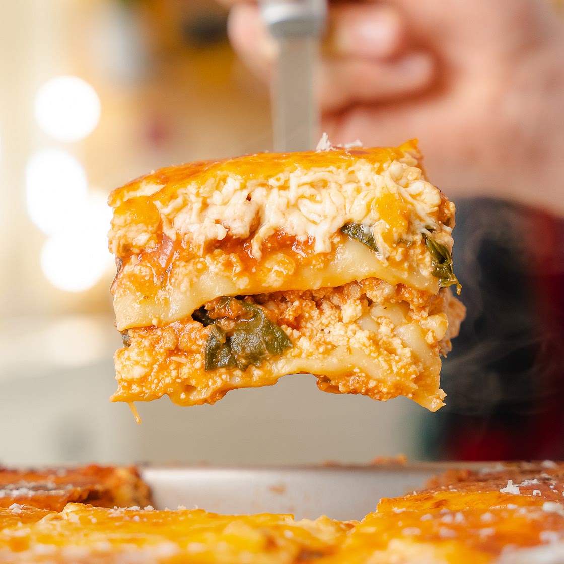 Turkey & Spinach Lasagna