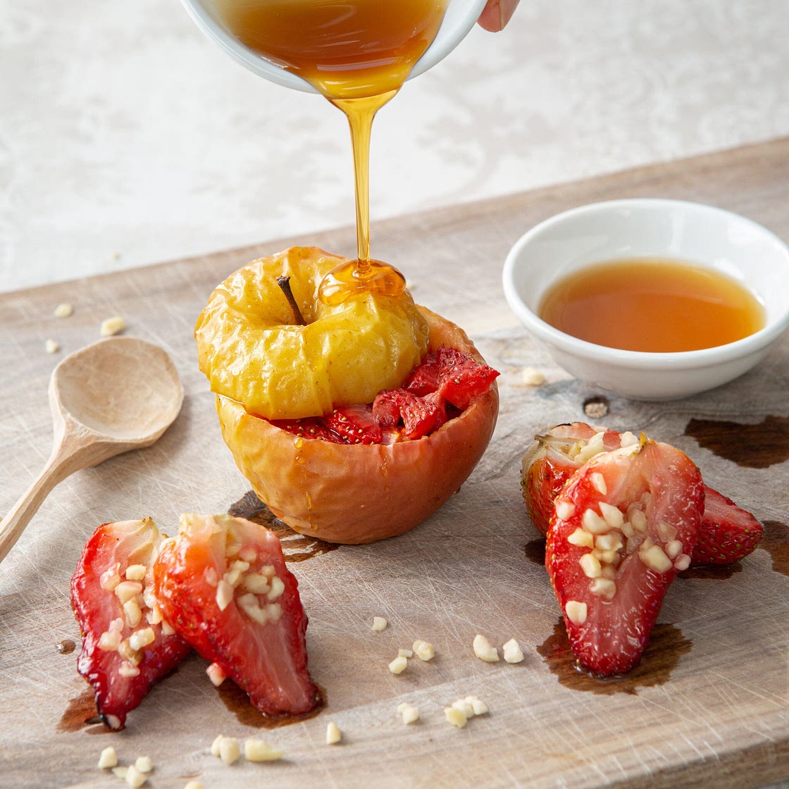 Air Fryer Stuffed Apple