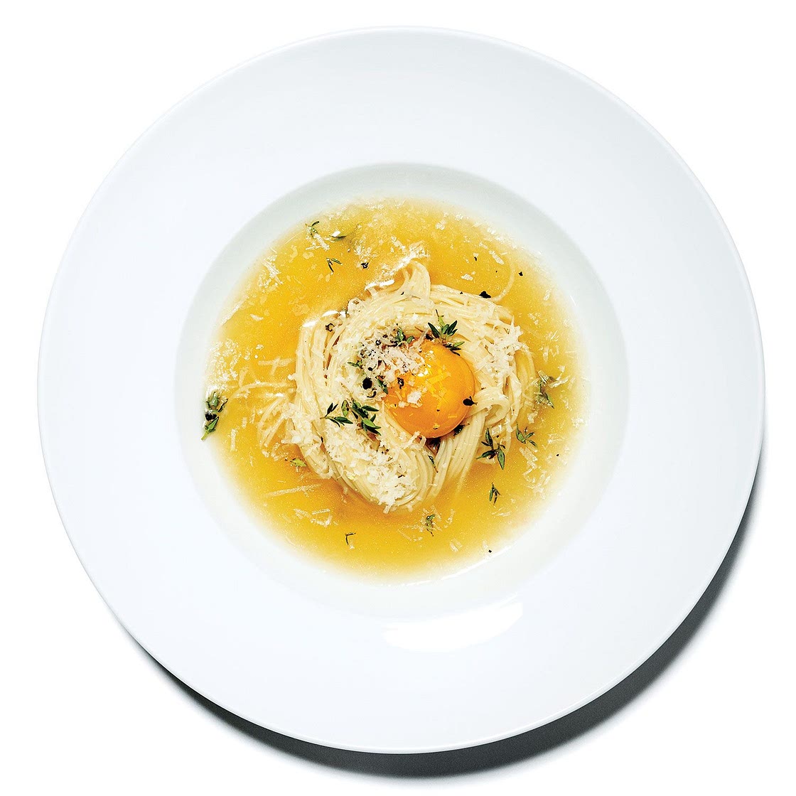 Capellini en Brodo