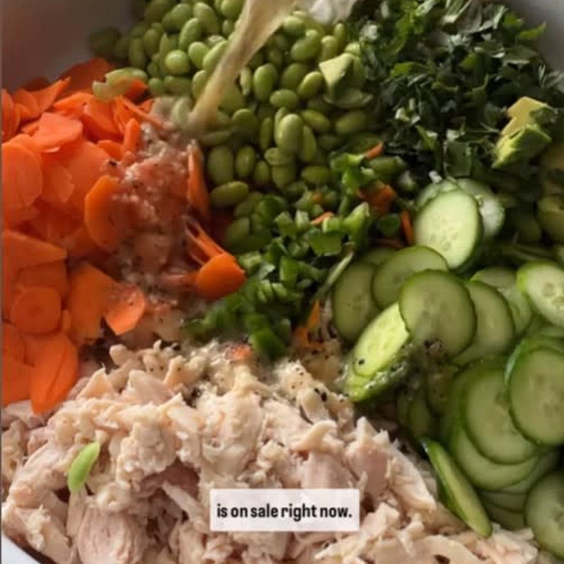LEAT Edamame Chicken Salad