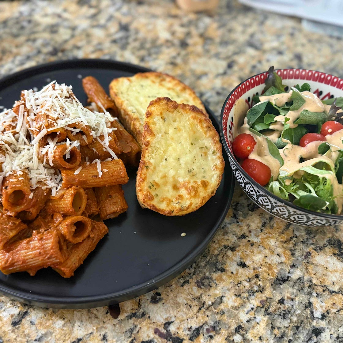 Spicy Rigatoni Vodka