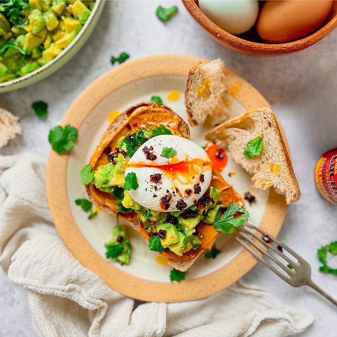 Avocado Toast With Poached Egg