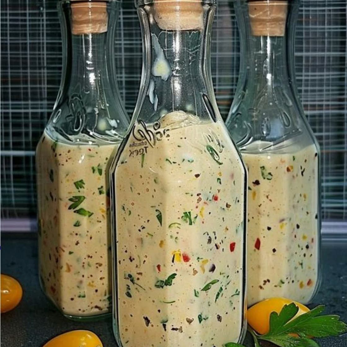 Senfbasierte Salatsauce