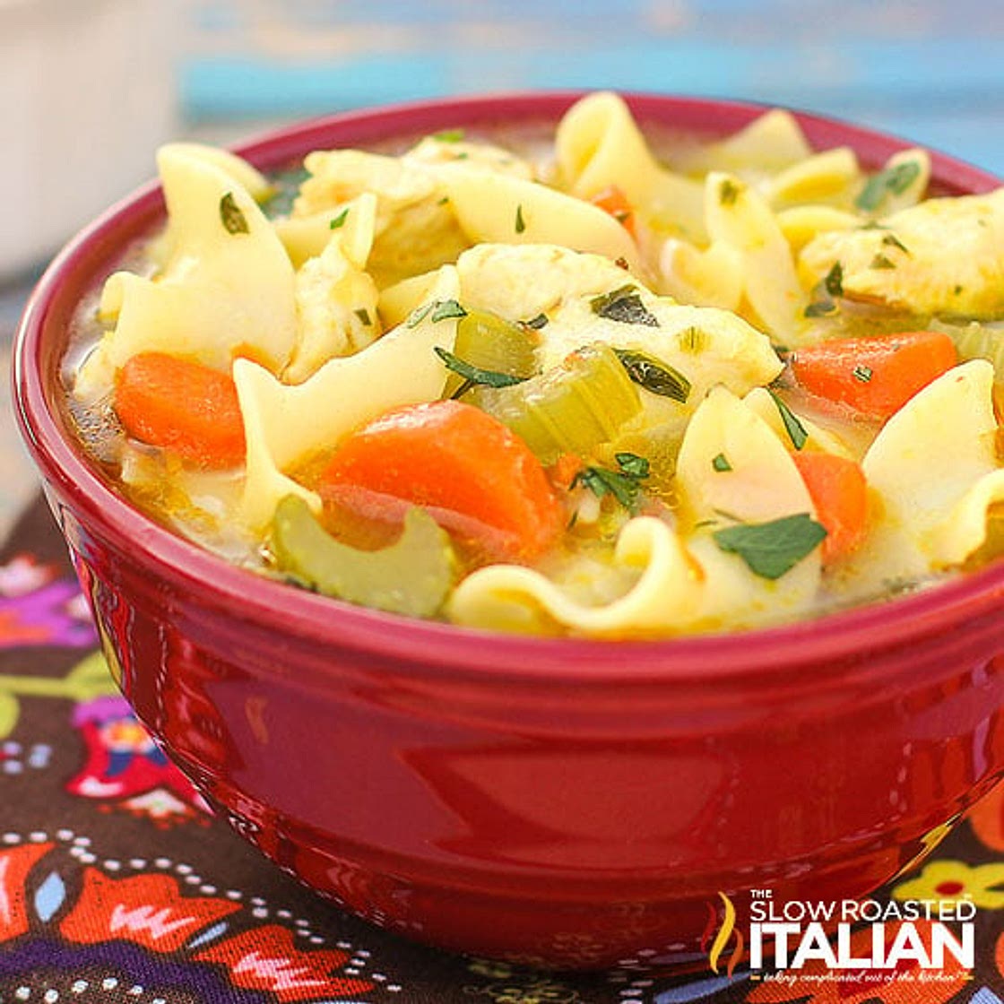 Easy Chicken Noodle Soup (25-Minute Recipe) + Video