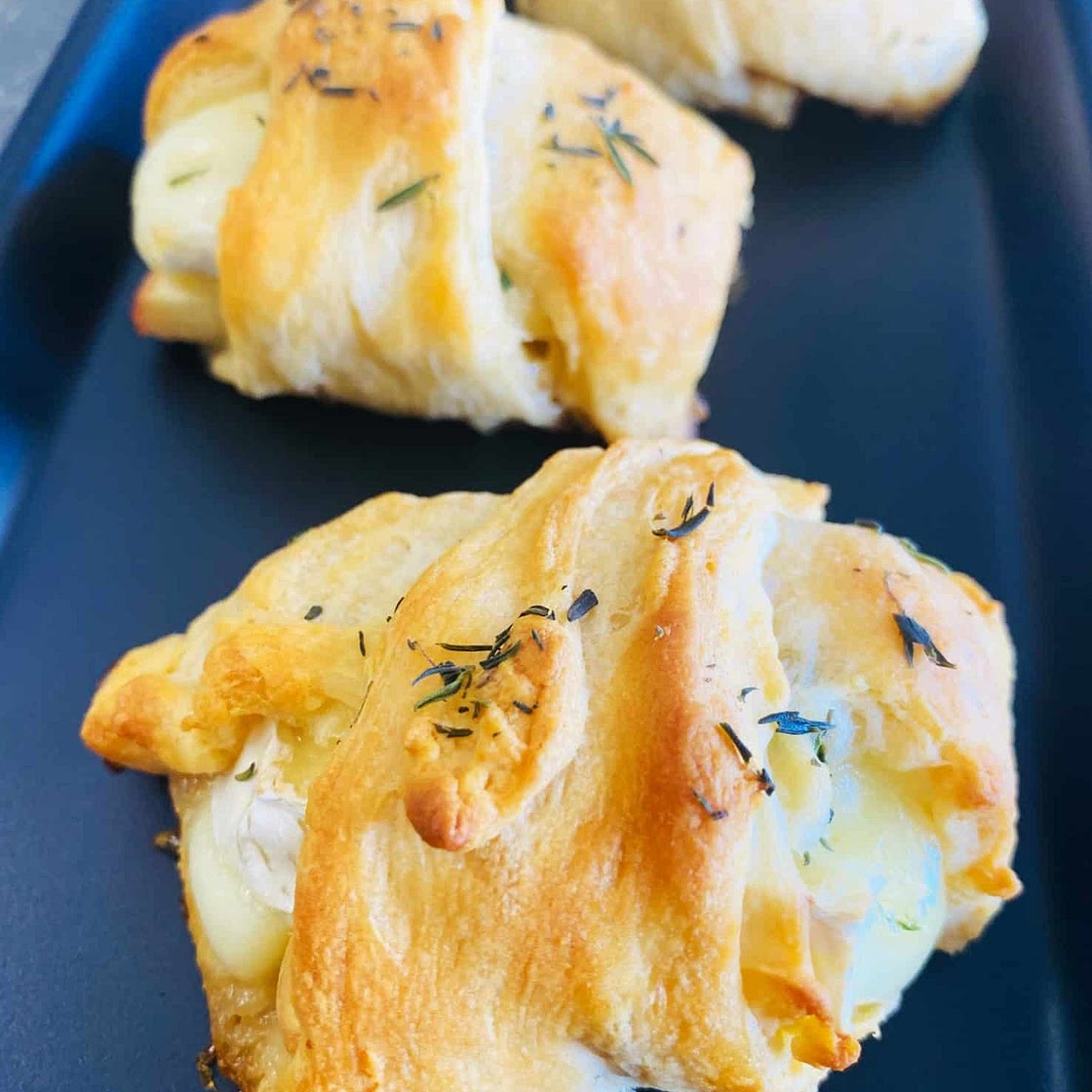 Apple Brie Roll Ups