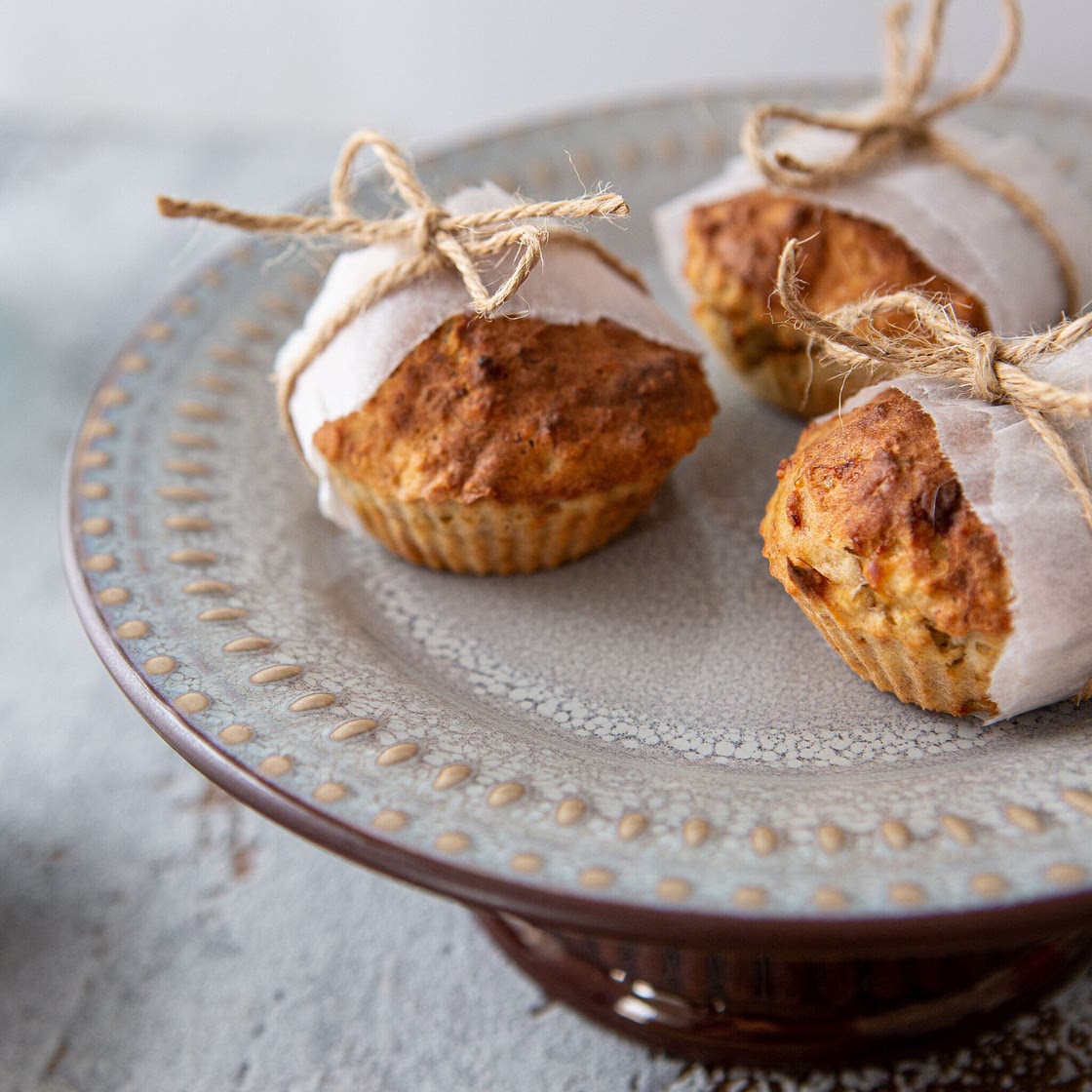 Air Fryer Banana Cupcakes