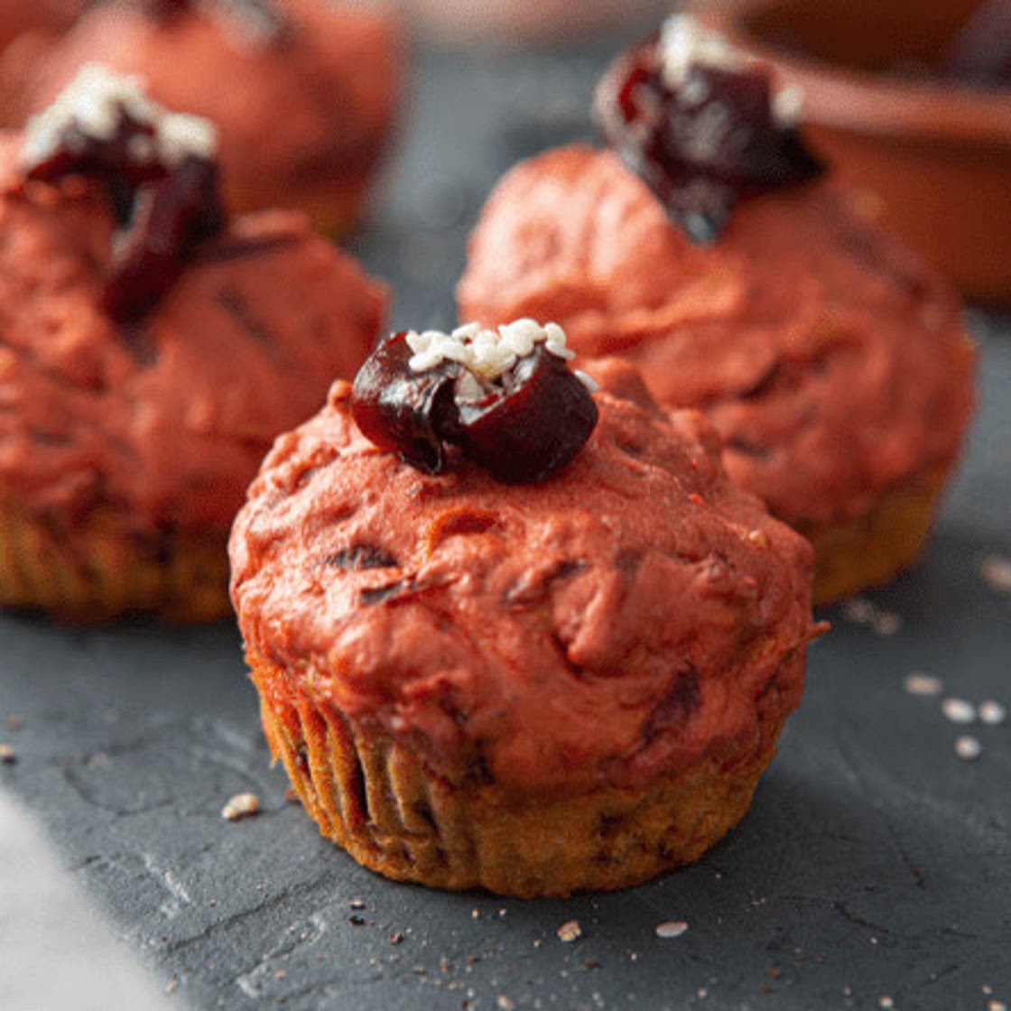 Air Fryer Beetroot Muffins