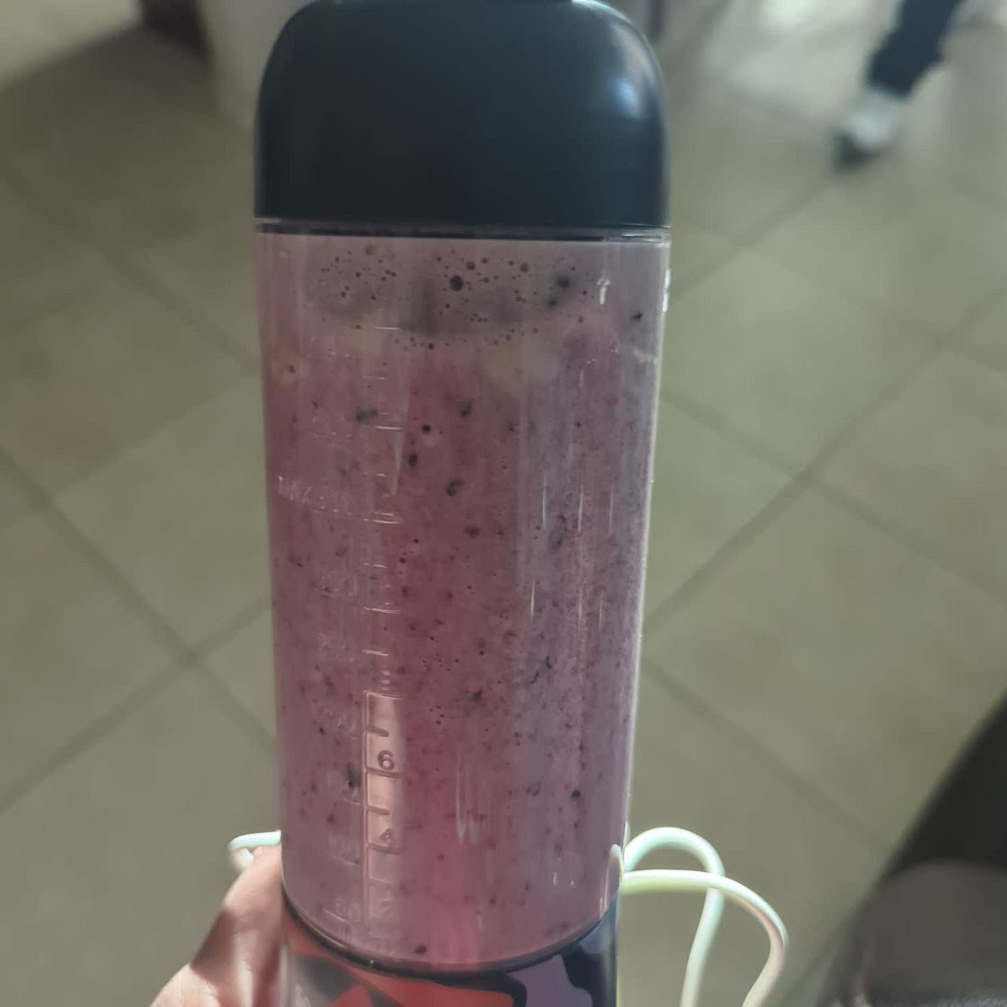 Wild Blueberry Banana Spinach Power Smoothie