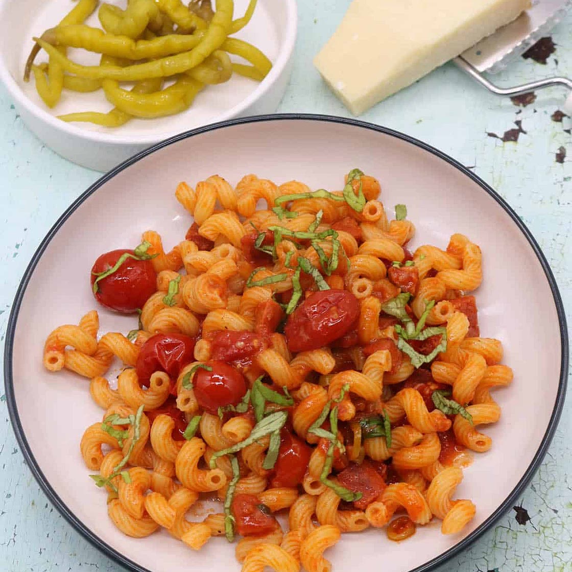 Chorizo and Chilli Pepper Pasta