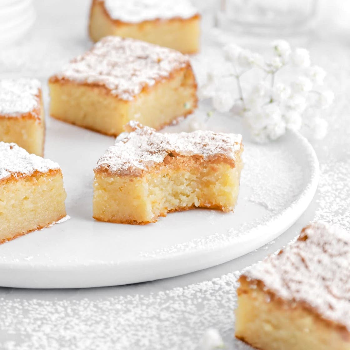 Fudgy White Chocolate Brownies
