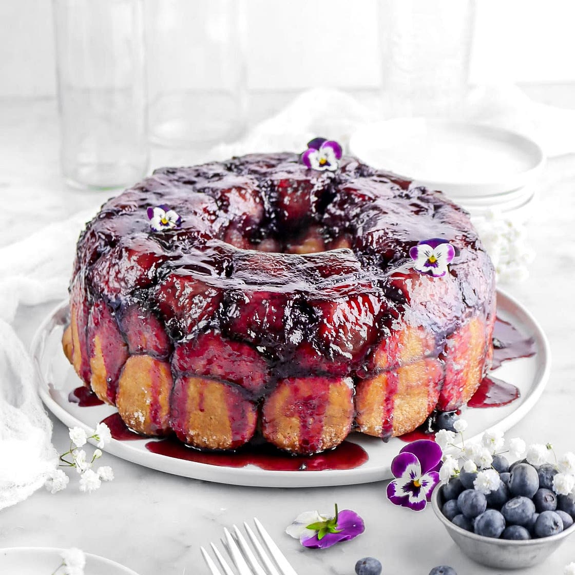 Lemon Blueberry Monkey Bread (Pull-Apart Bread!)
