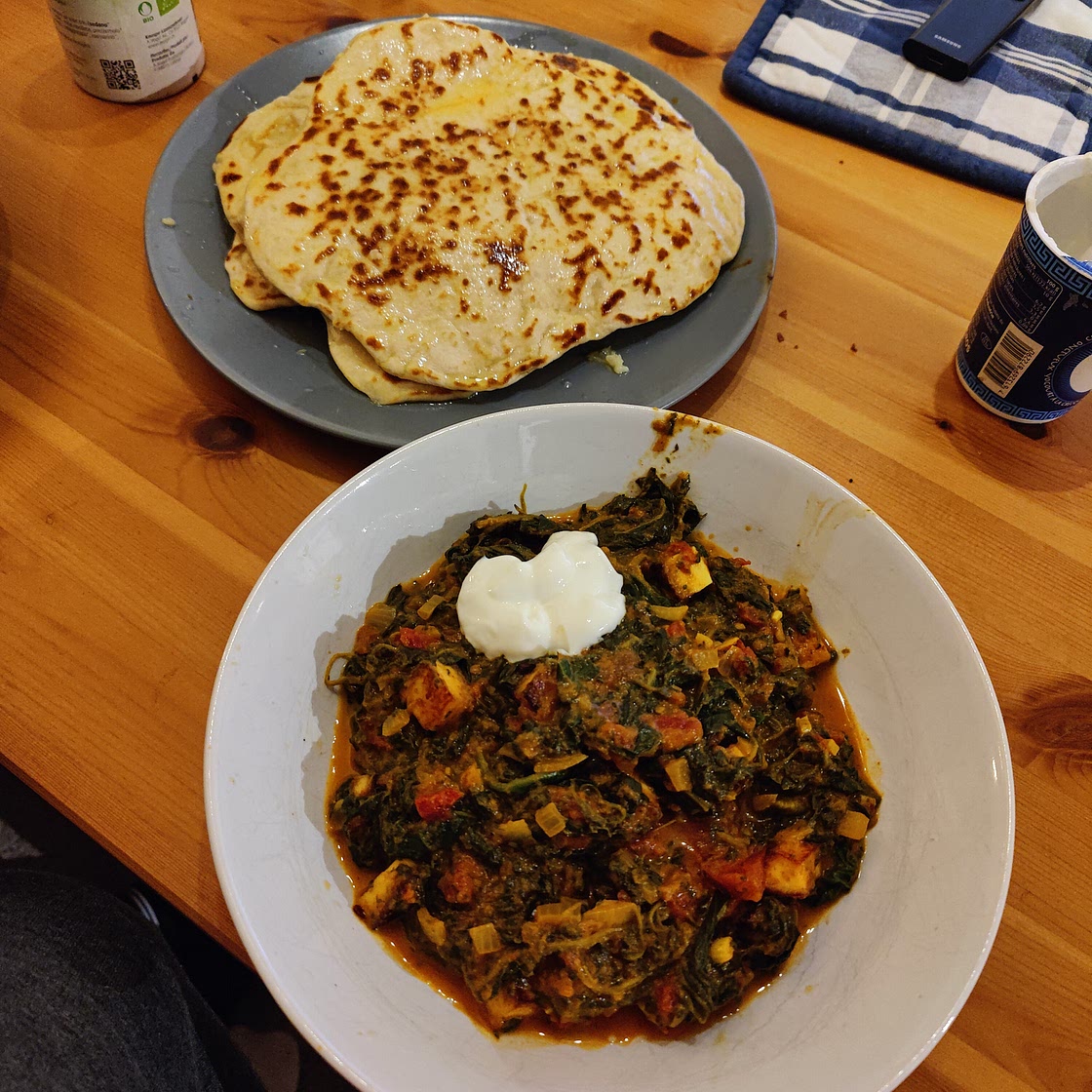Paneer Butter Masala mit TK-Spinat