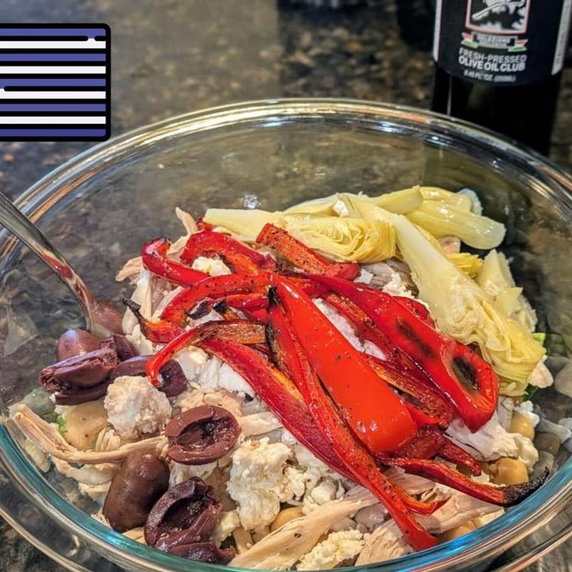 Greek Salad with Chicken