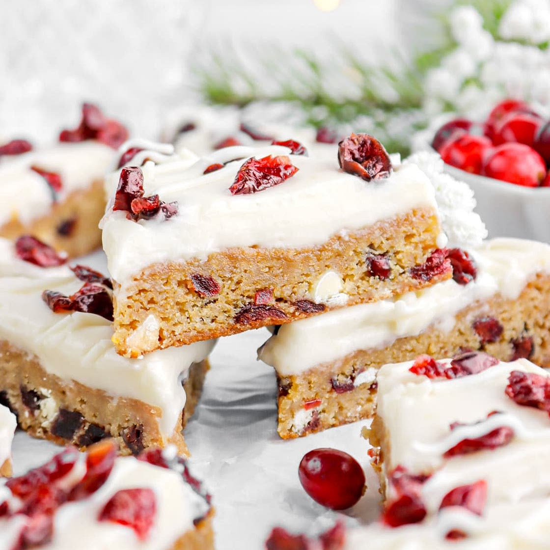 Cranberry Bliss Bars (Starbucks Copycat Recipe!)