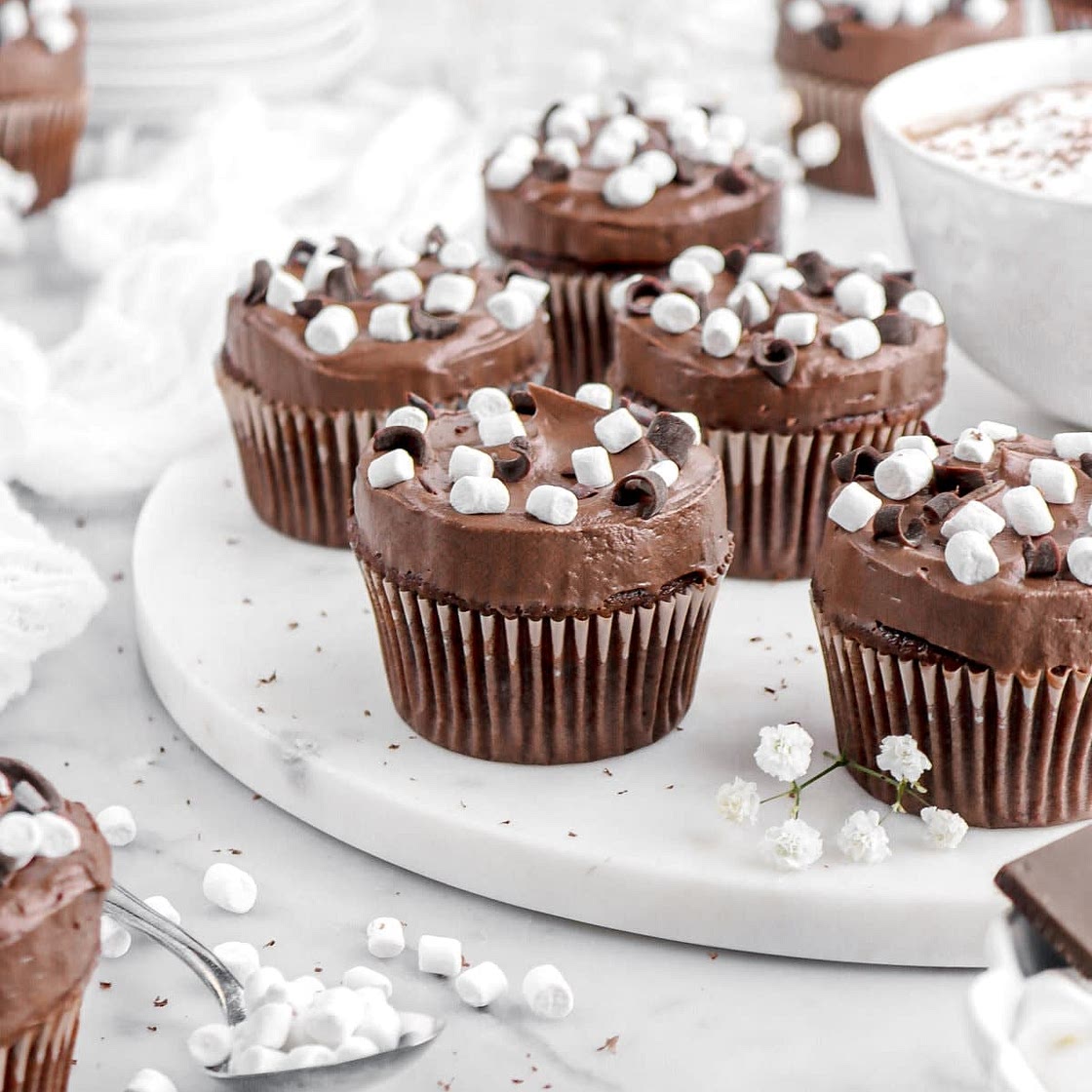 Hot Chocolate Cupcakes