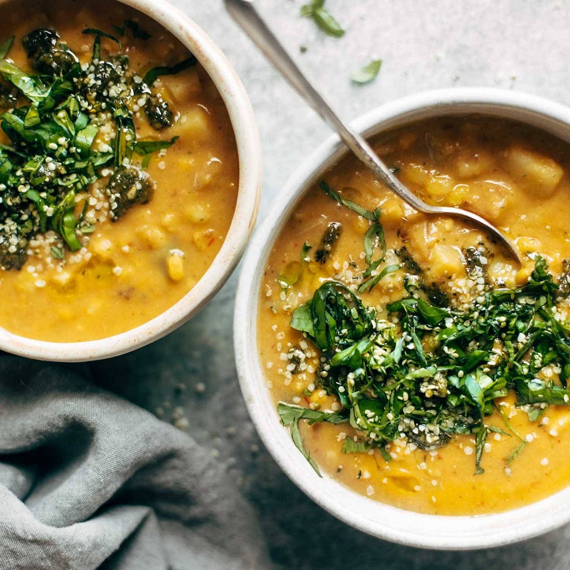 Summery Chipotle Corn Chowder
