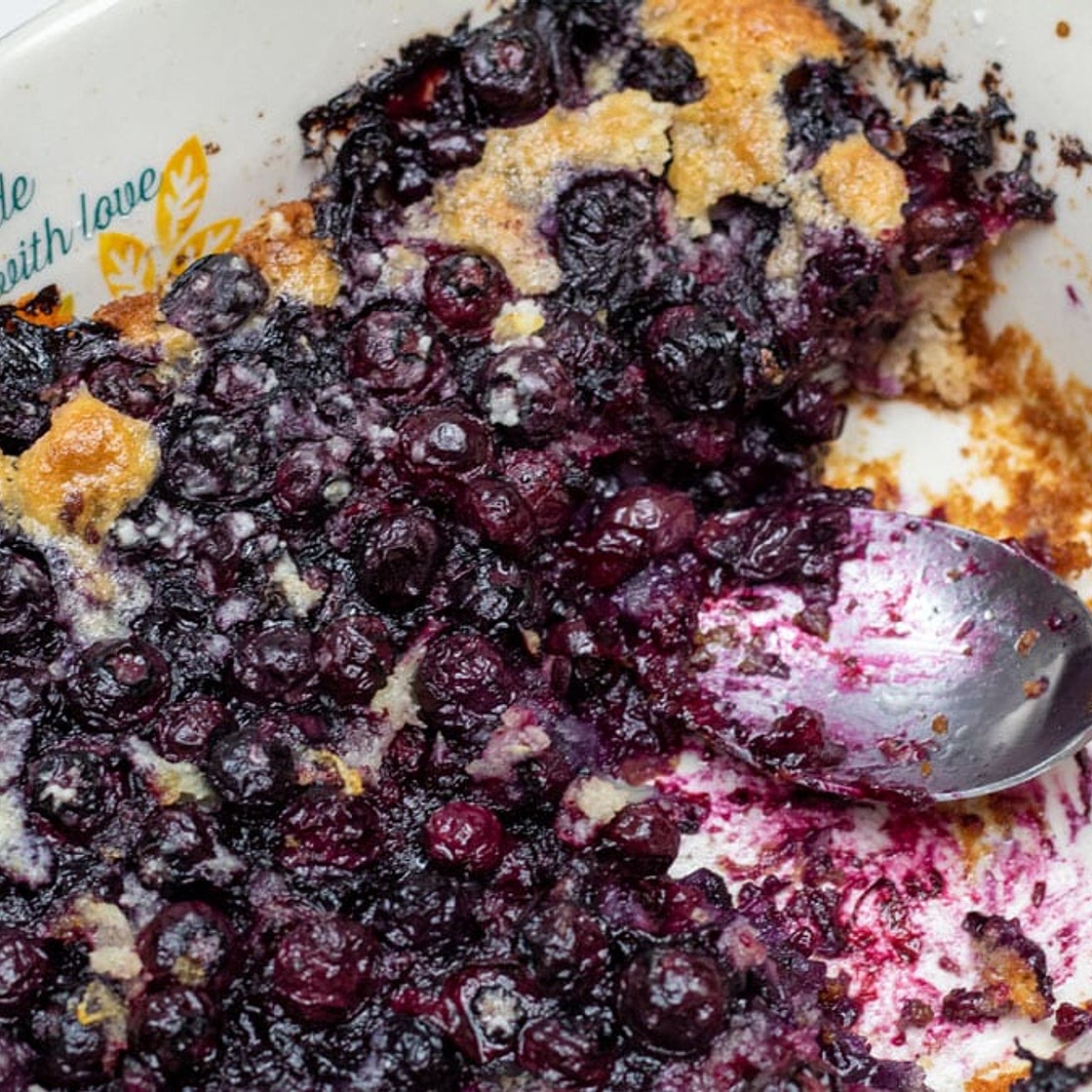 Bisquick Blueberry Cobbler