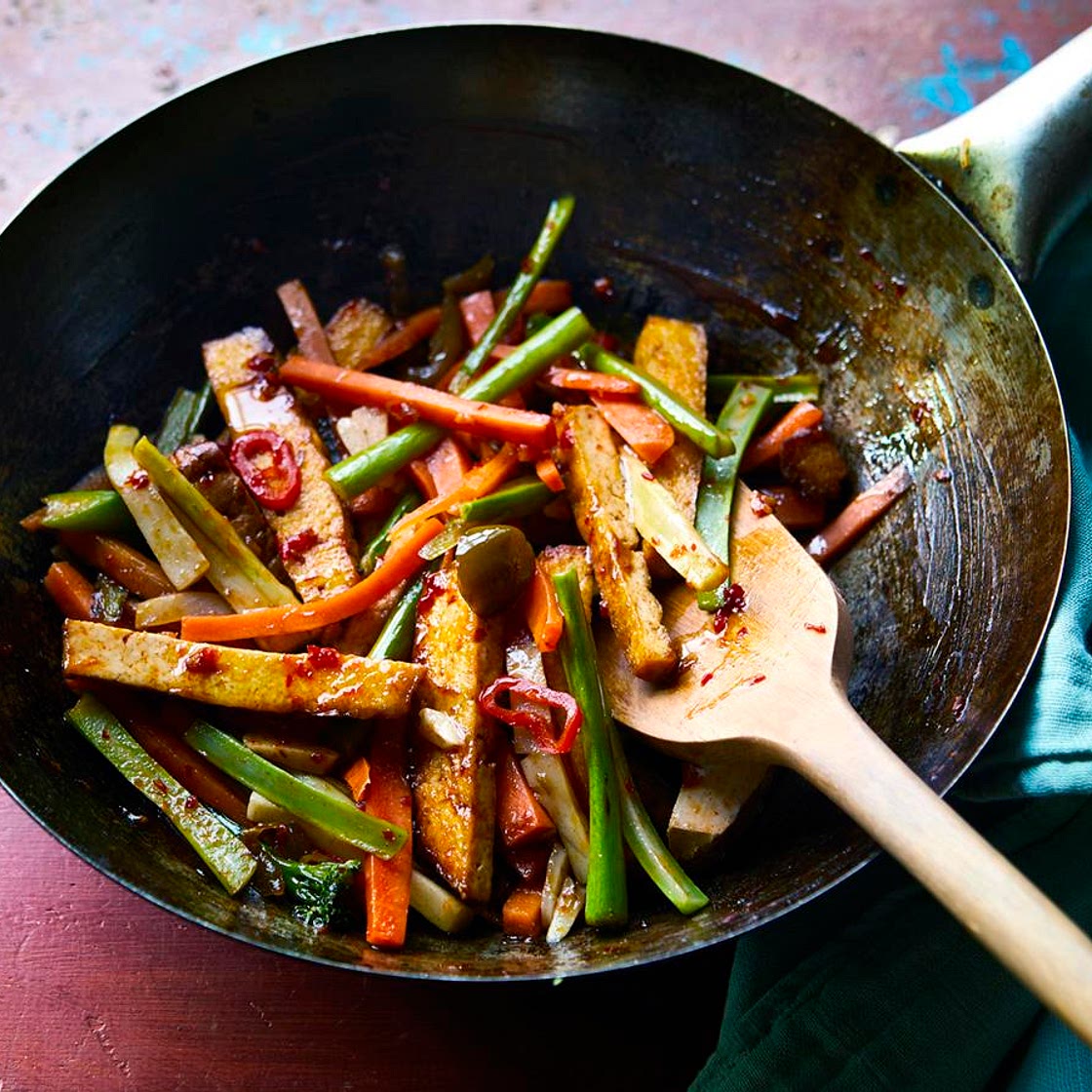 Leftover stir fry