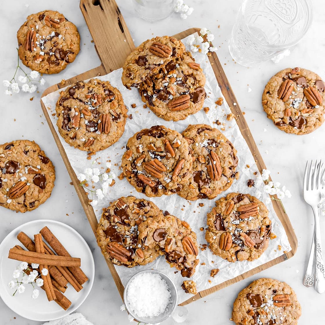 The Best Thick and Chewy Cowboy Cookies