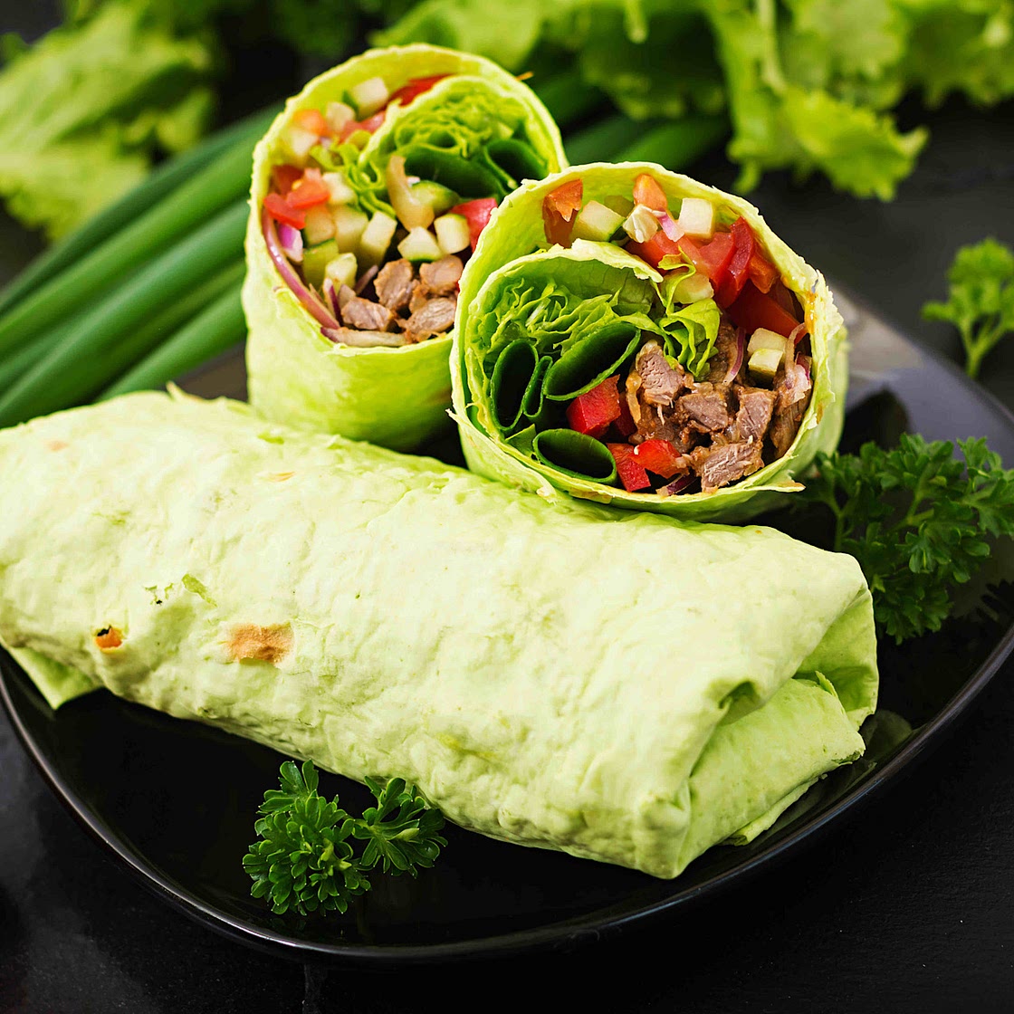 Creamy & Tangy Roast Beef Wrap