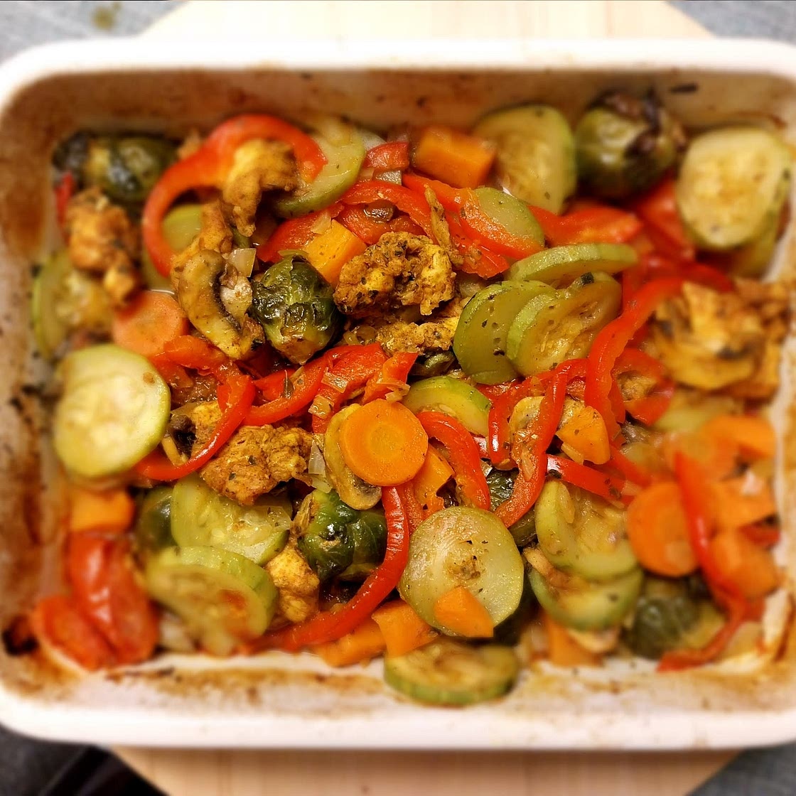 One-Pan Chicken & Veggie Sheet Pan Dinner