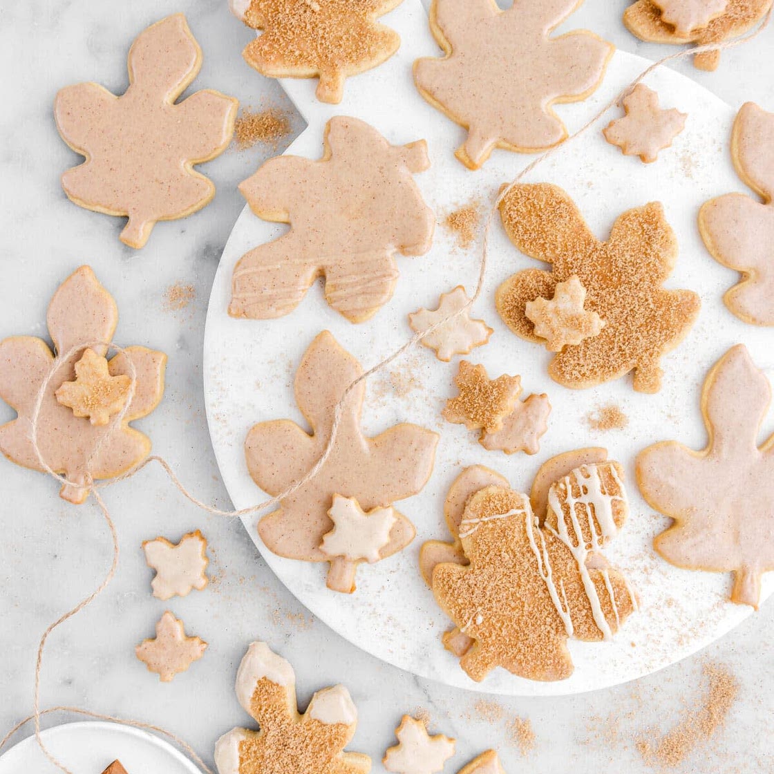 Iced Maple Cutout Sugar Cookies