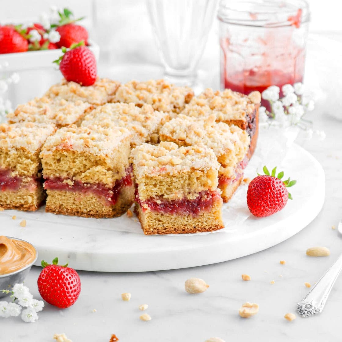 Peanut Butter and Jelly Coffee Cake