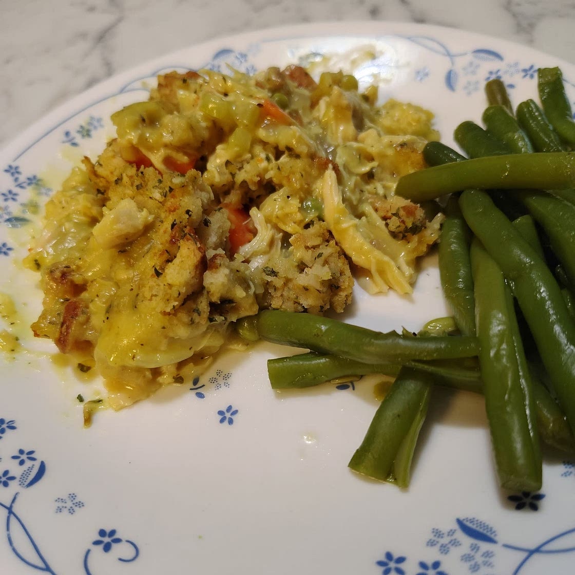 Chicken and Stuffing Casserole