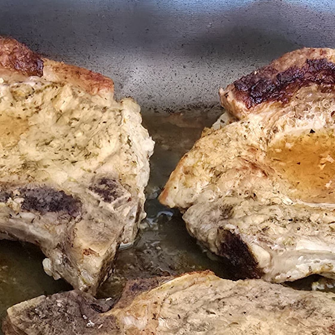 CHULETAS DE CERDO AL HORNO