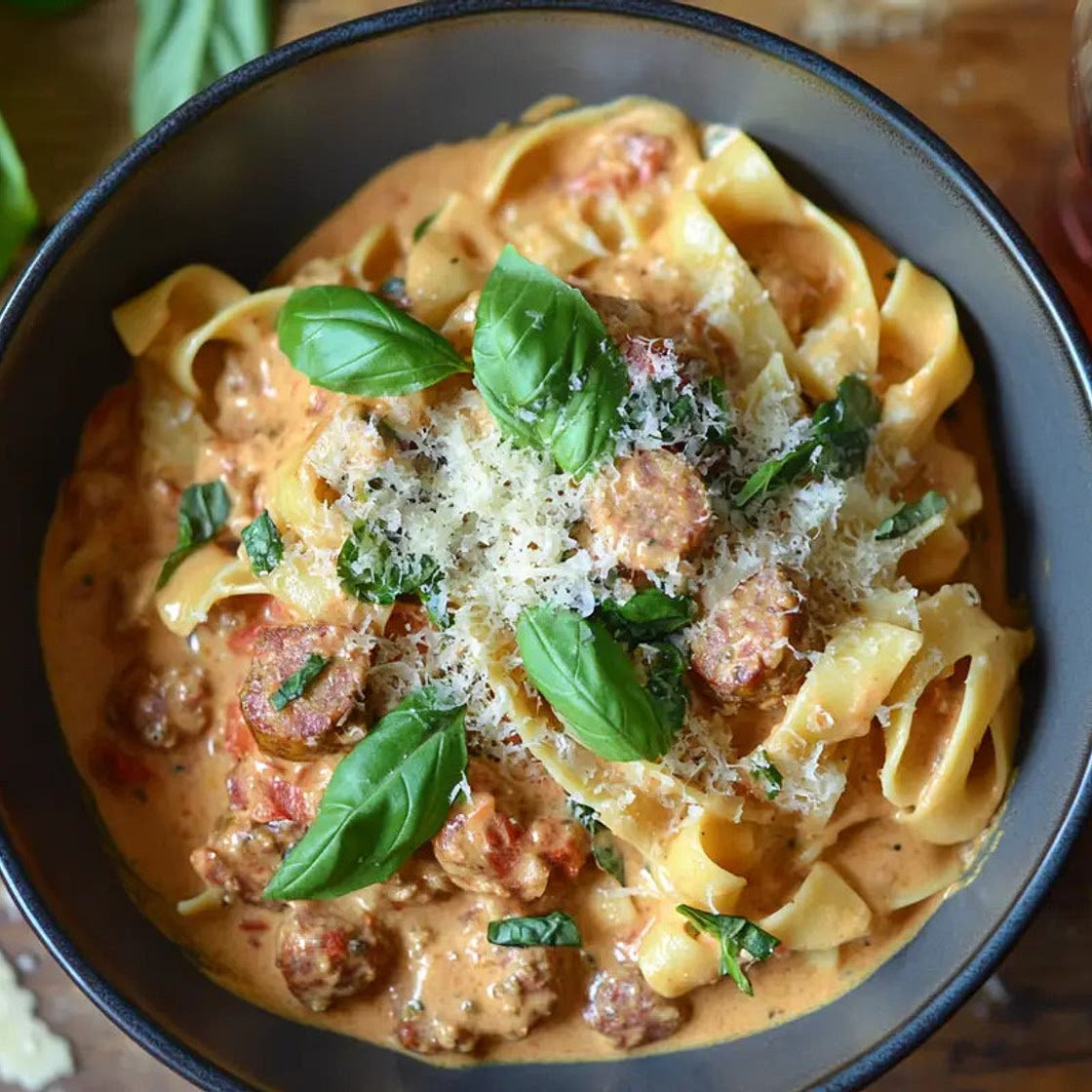 Creamy Sausage and Tomato Pasta – A Comforting Italian Classic