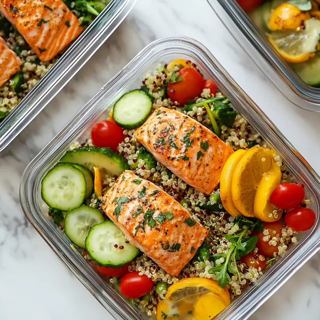 Mediterranean Salmon Nourish Bowl: A Delicious and Healthy Meal