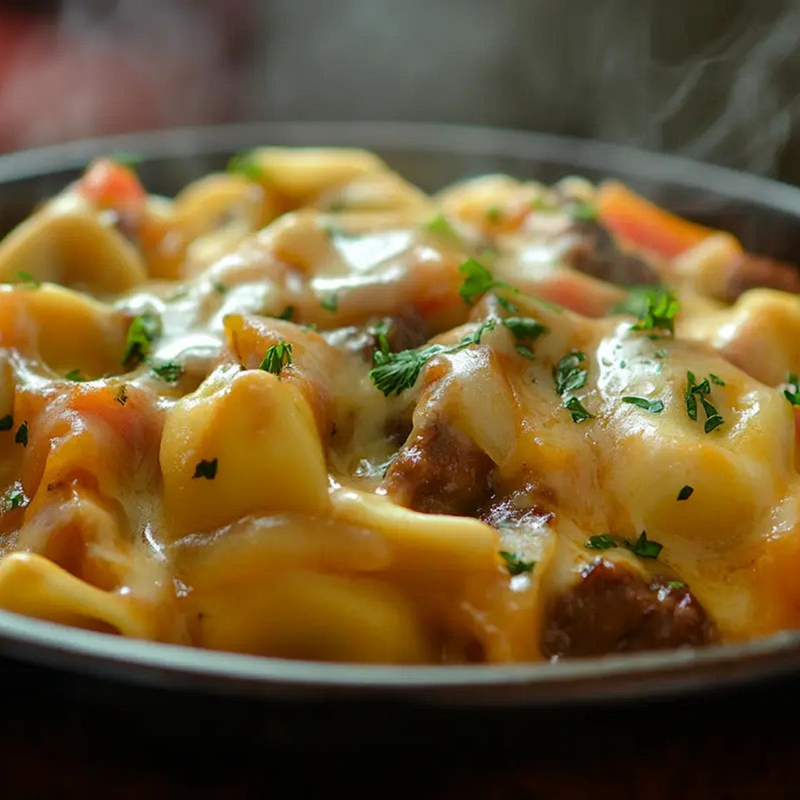 Cheesesteak Tortellini in Rich Provolone Sauce: The Ultimate Comfort Food