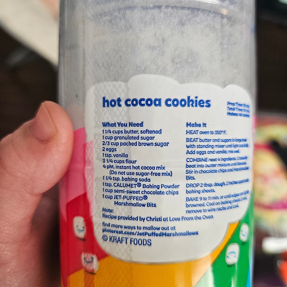 Hot cocoa cookies
