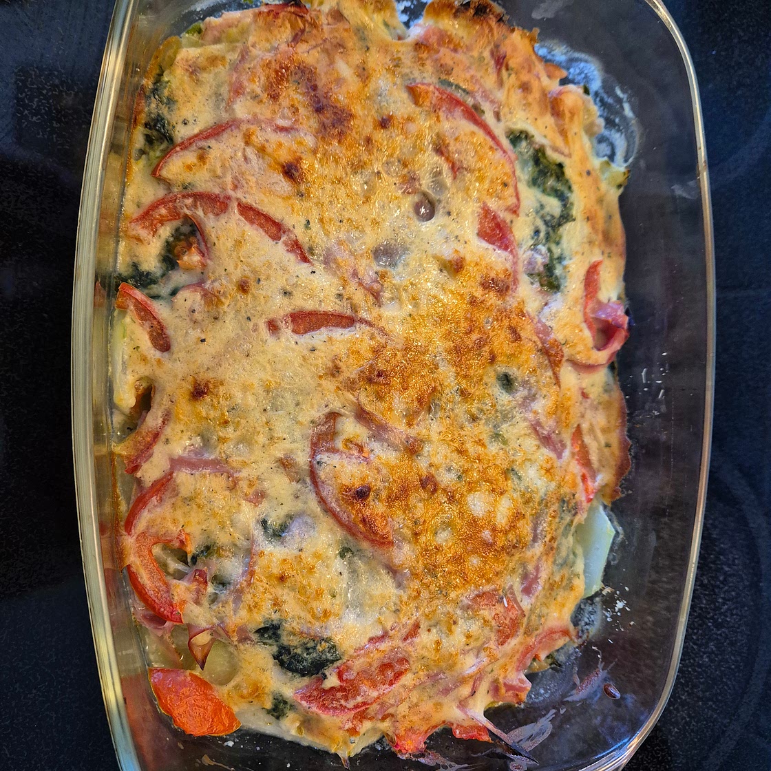 Kohlrabi-Spinat-Auflauf