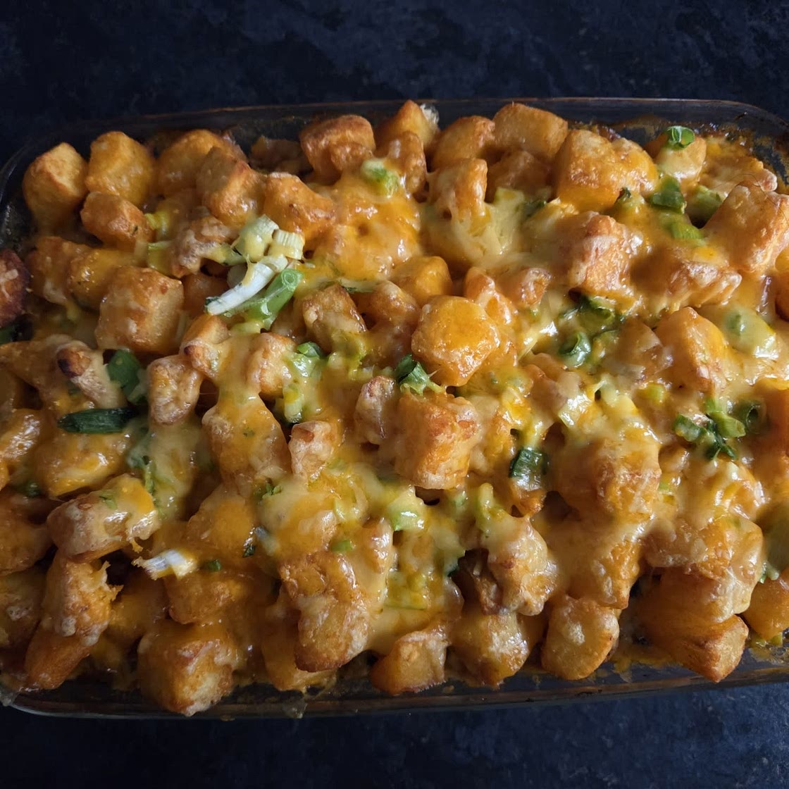 Mexican Casserole with Tater Tots & Ground Beef