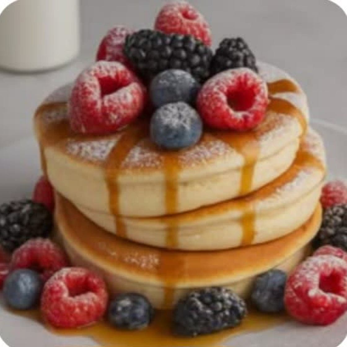 Les pancake fluffy