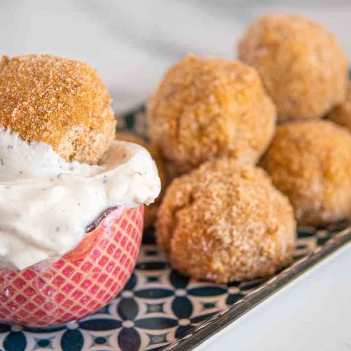 Polpette di tonno e patate al forno