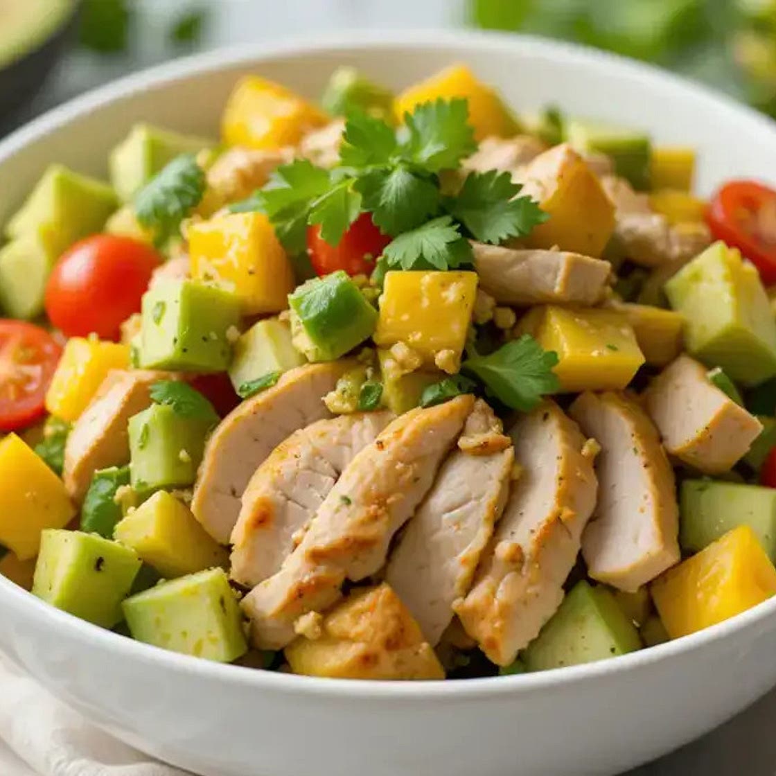 Easy Chicken Mango Avocado Salad You’ll Love