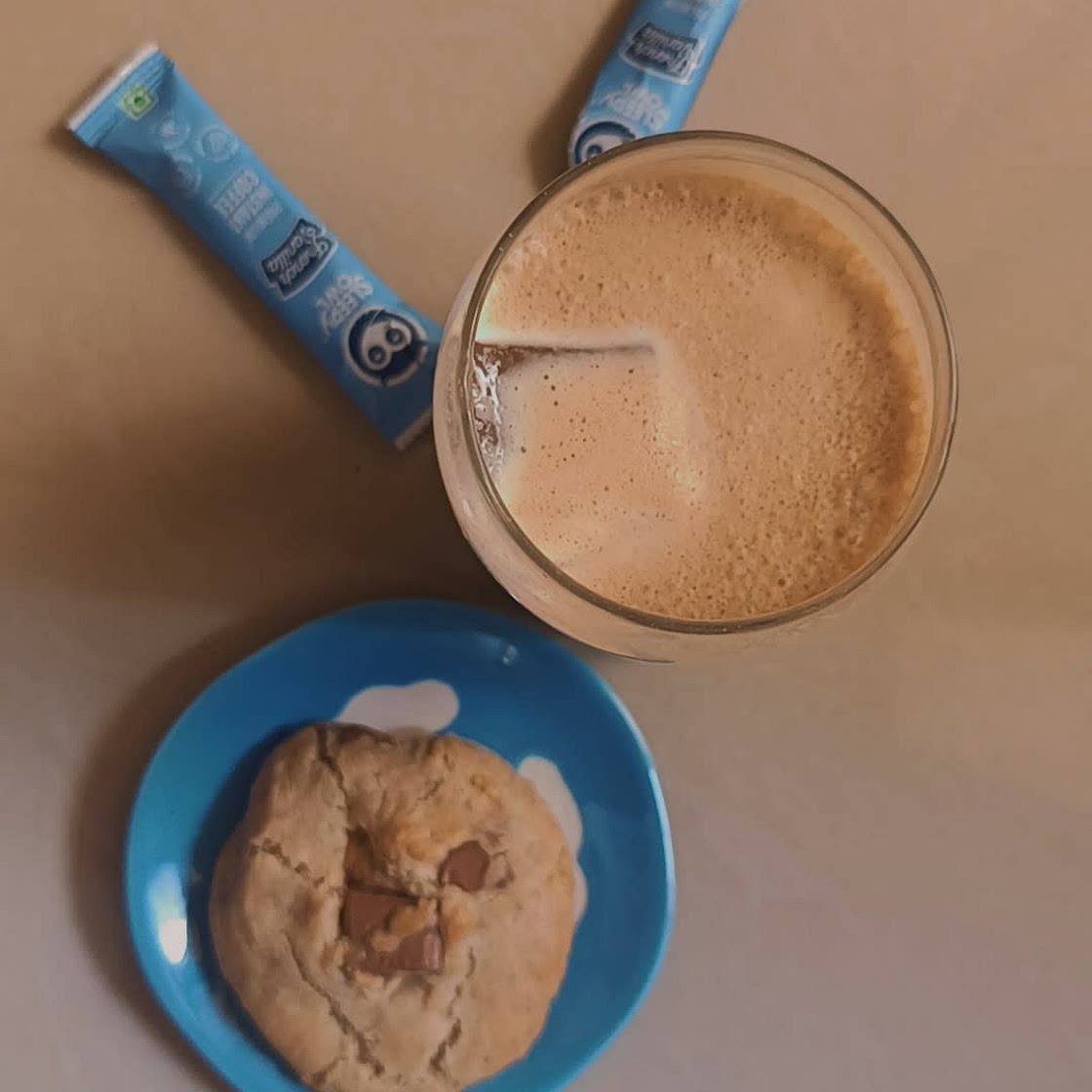 Single serve chocolate chip cookie