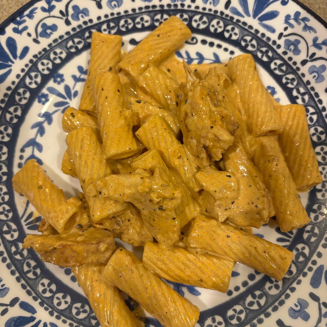 Blackened Chicken Rigatoni