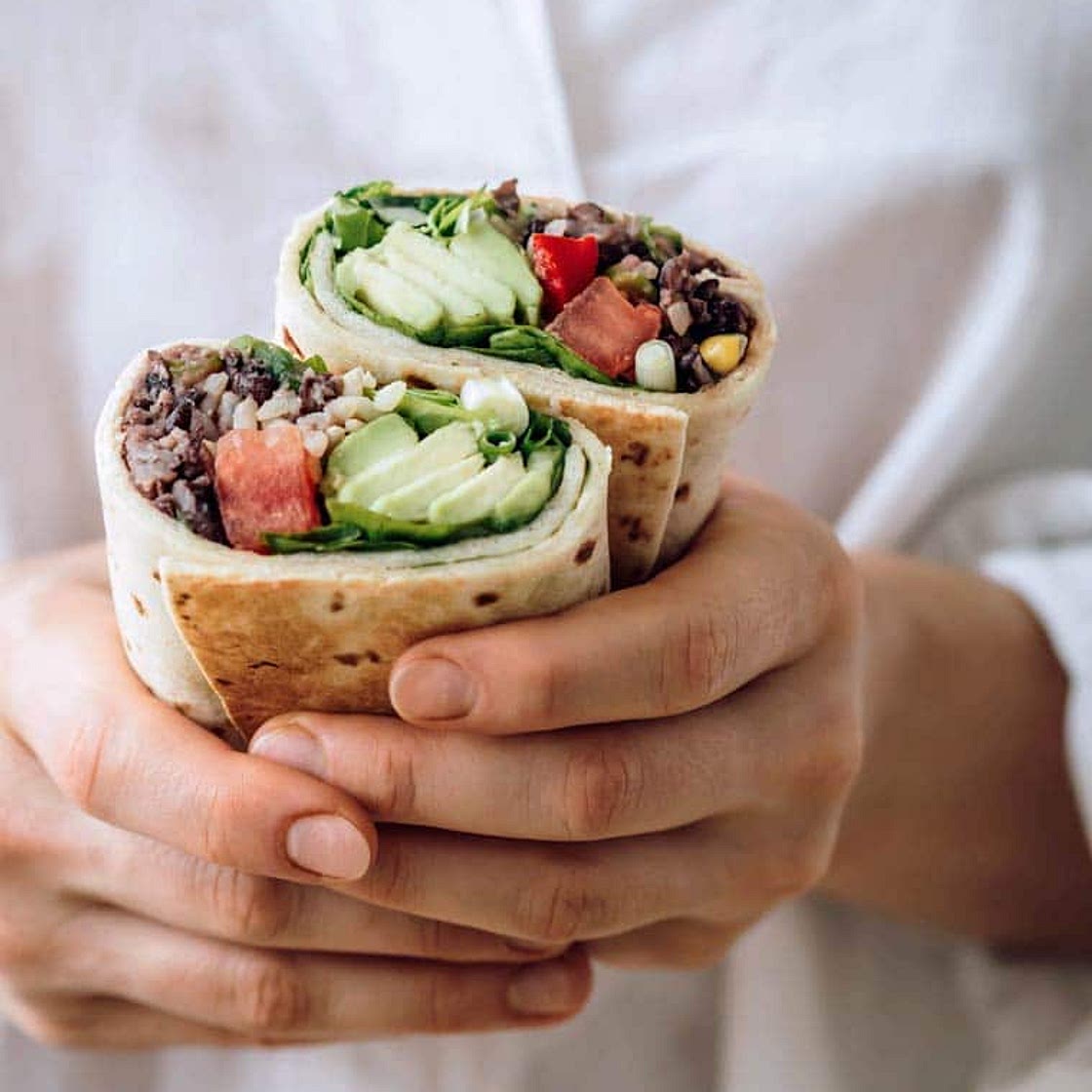 Easy Vegan Bean Burrito