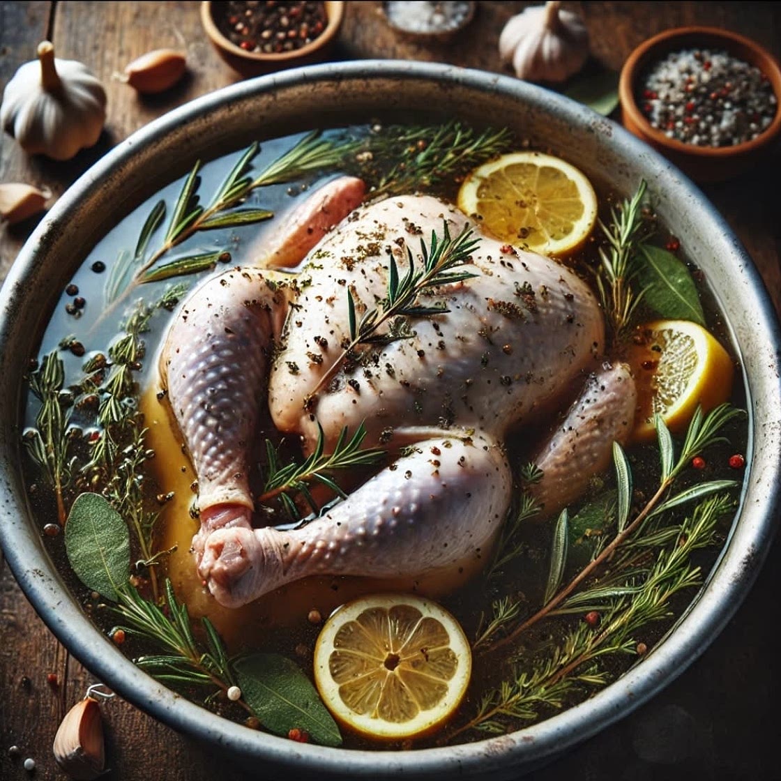 Chicken and turkey brine